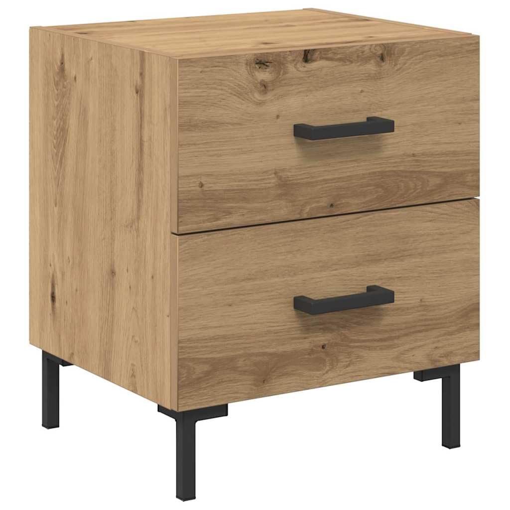 Nachttisch 2er Set Artisan-Eiche 40x35x47,5 cm Holzwerkstoff