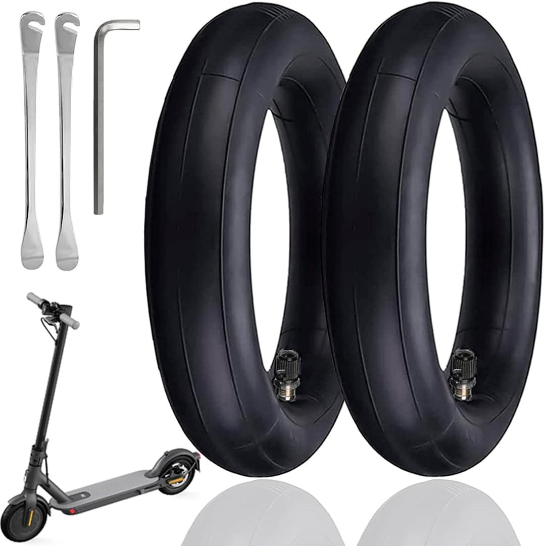 Cooryda 2 Pack 8.5‘’x2‘’ Inner Tube,8 1/2x2 Pneumatic Tyres for Scooter Gotrax 50/75-6.1,Xiaomi M365,8.5x2 Electric Scooter Tire Replacement Wheels Butyl Rubber Scooter Tire Wheel for Front Rear