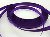 Solid Color Satin Ribbon 1/4',25yds (deep purple)