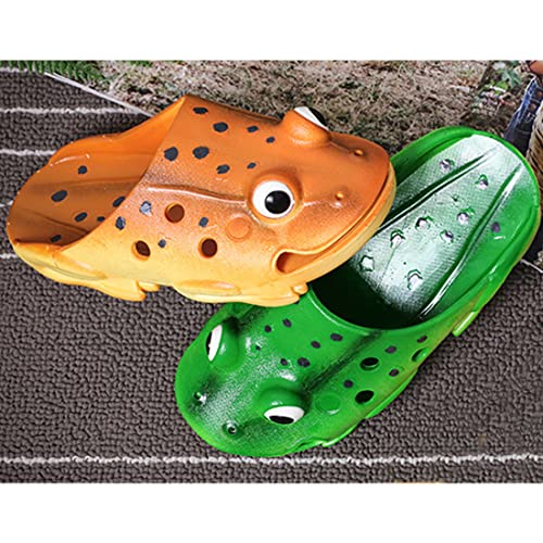 Unisex Funny Cartoon Frog Slippers, Frog Slides, bass Sandals, Animal Slippers, Summer Beach Sandals Pool Shower Shoes3