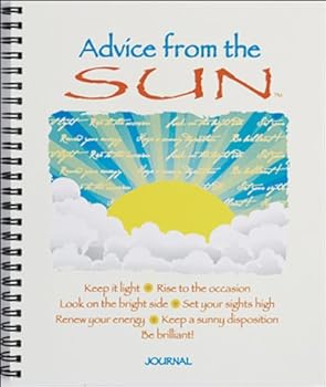 Spiral-bound Advice from the Sun Journal Book