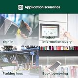 FONGWAH 50 sztuk inteligentnych etykiet NFC NTAG216, okrągłe 25 mm