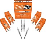 Autolite 1115 Replacement Glow Plug for 1979-1983 GM 4.3L & 1979-1983 GM 5.7L Diesel Engines (4