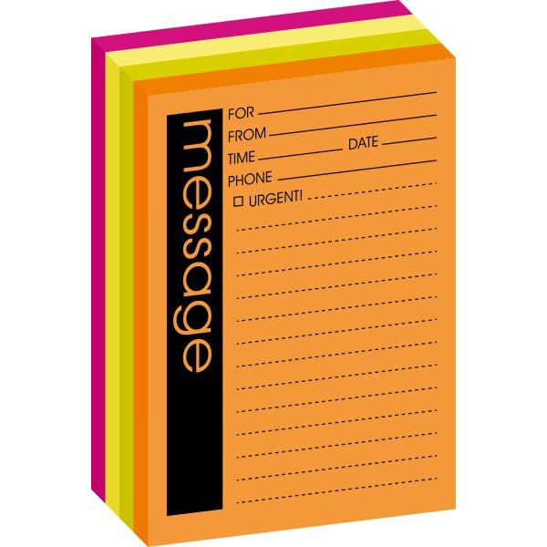 Post-it Uwagi dotyczące produktywności: 7,4 cm. Szerokość/Różne (różowy, niebieski) / 2-pak
