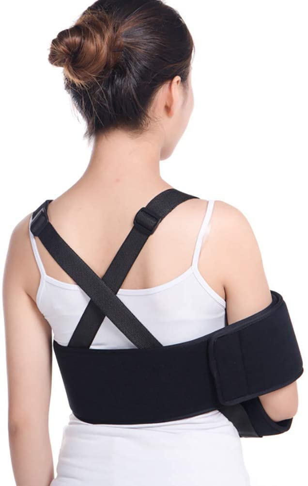 Cabestrillo para Brazo, Ligero, Transpirable, Ajustable, Soporte para Manguito Rotador De Hombro, Cabestrillo Diseñado Ergonómicamente para Huesos Fracturados Rotos