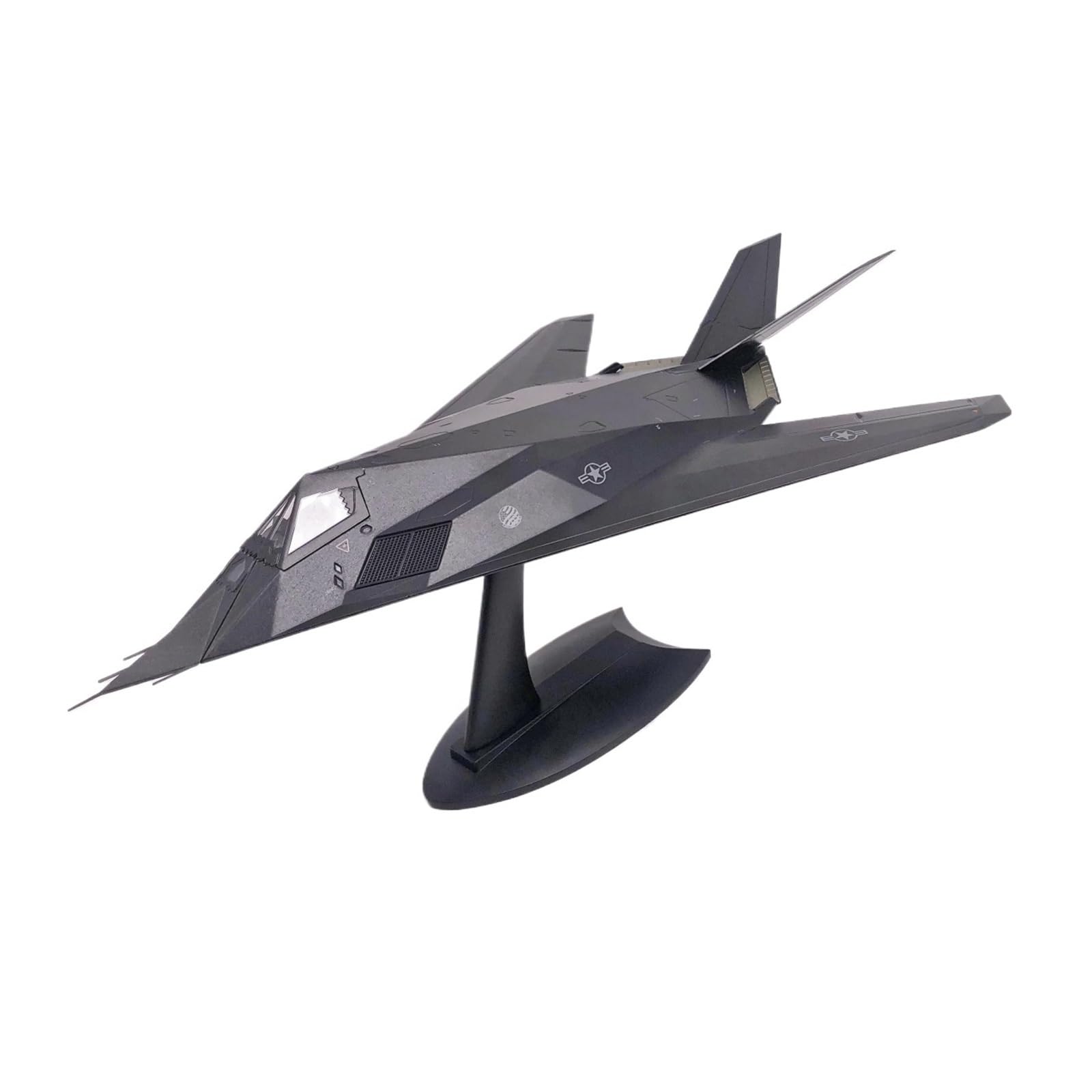 Niezbędny dla kolekcjonerów 1/72 dla F117 Nighthawk Stealth Fighter samolot metalowy model samolotu wojskowego do kolekcji do kolekcji i wyświetlania