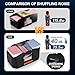 Nileole 2 Decks Quiet Card Shuffler, Automatic 2000 MAh Rechargeable Electric Shuffler, Playing Cards, Texas Hold'em, Poker, Home Card Games, Blackjack