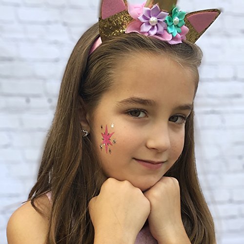 Cutie Marks Variety Pack Set Of 30 Assorted Premium Waterproof Colorful Metallic Little Pony-Inspired Temporary Foil Flash Tattoos- Mlp, Tattoo Set, Girl Tattoo, Kids Tattoo, Party Favor #TOP6