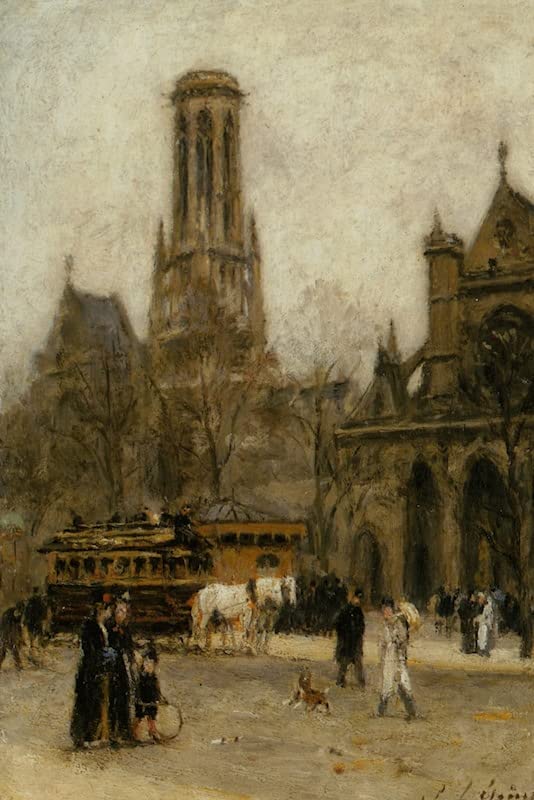 Impression sur toile Sainte Germaine Lauxerrois Stanislas Lépine 60x90cm