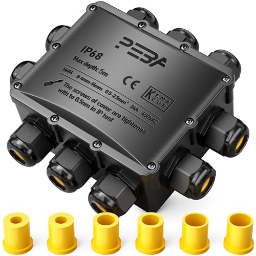 Boîte dérivation étanche IP68 pour éclairage de jardin et bassin