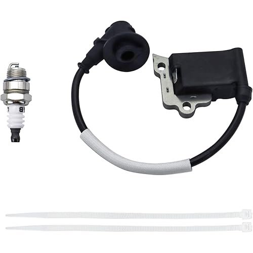 Ignition Coil Module for Hilti DSH700 DSH900 Cut-Off Saws with Spark Plug Repalce 412236