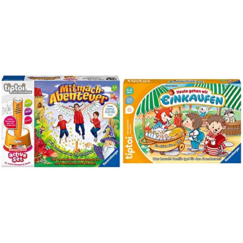 Ravensburger tiptoi 00044 active Set Mitmach-Abenteuer, Kinderspiel ab 3...