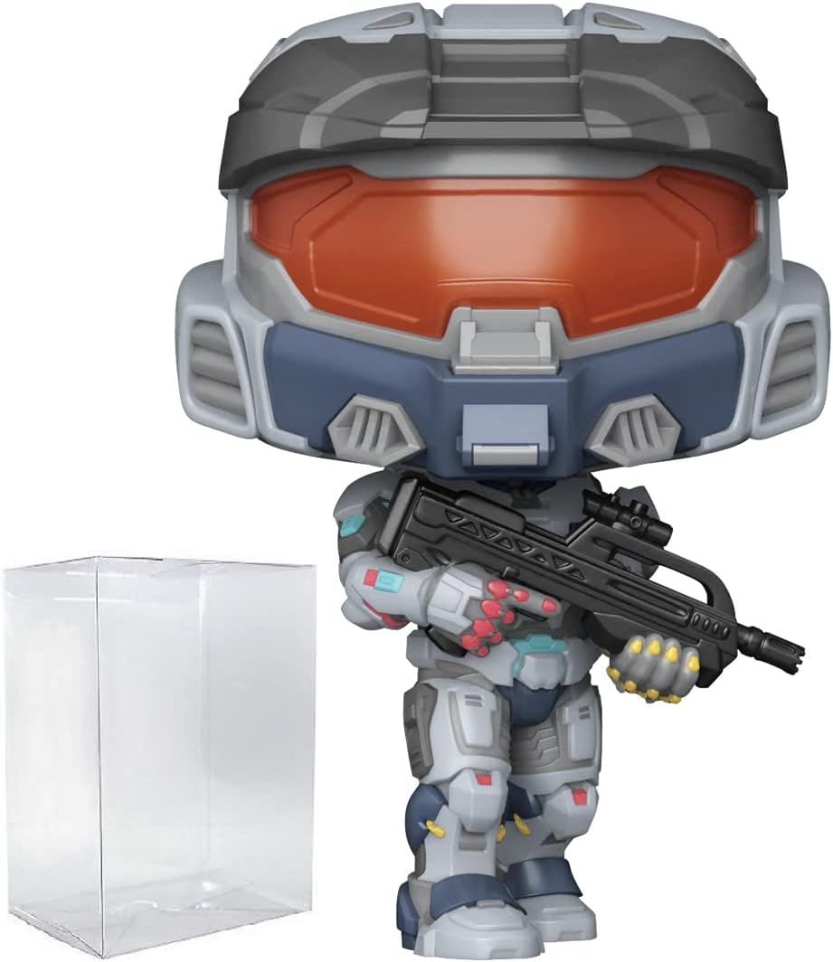 POP Halo Infinite - Spartan Mark VII with BR75 Specialty Series Funko Vinyl Figure (Bundled with Compatible Box Protector Case)