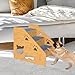 ShengQuanHao Wooden Dog Ladder, Ladder, Ramp for Senior Cats, Pet Accessories, 3 Layers