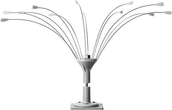 Salcod Bird Deterrent Outdoor 360 Wind-Powered Spinning Device, Stainless Steel Bird Repellent for Roof, Dock, Boat & HVAC Units, Anti Bird Landing Protection 2ft