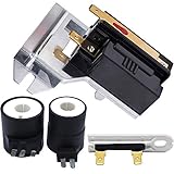 338906 Dryer Flame Sensor & 279834 Gas Valve Ignition Solenoid Coil Kit & 3392519 Thermal Fuse by BlueStars – Compatible with Whirlpool Maytag Kenmore Dryers - Replaces WP338906 303377 DC32-00008A