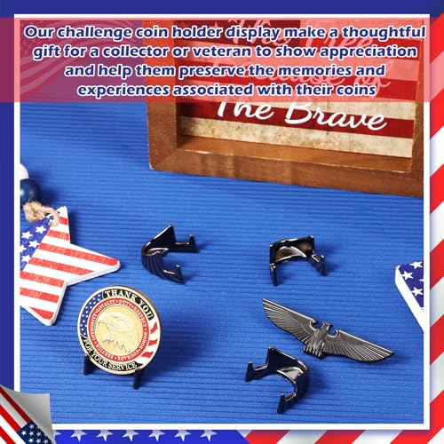 Soporte para monedas pequeñas metálico Yaocom pack 4 miniatura 6