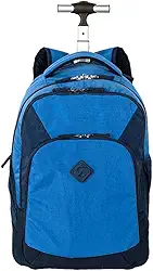 Mochila Escolar Sestini Rolling 2 Double com 2 Compartimentos, Azul