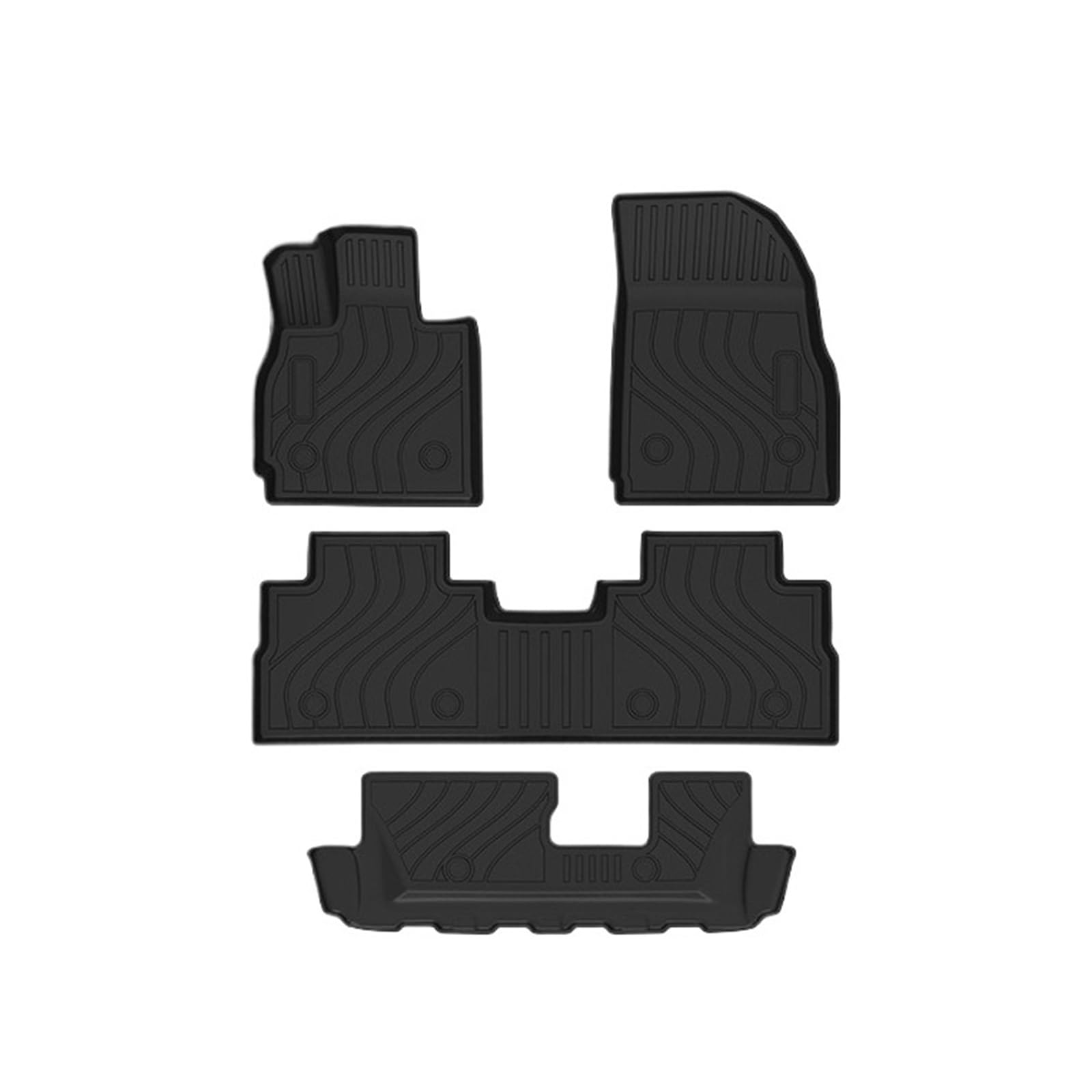 KOZPUS Compatible with JAECOO J8 7 Seats 2025TPE Floor Mats All Weather Front Rear Cargo Liner Mat Waterproof