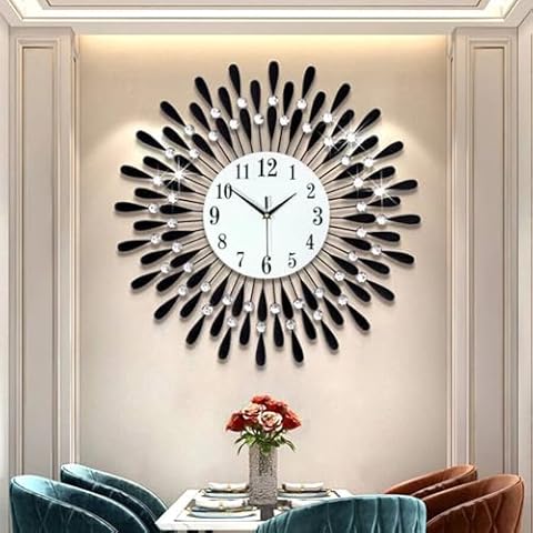 Youyijia 60cm Diamond Jeweled Wall Clock Cover