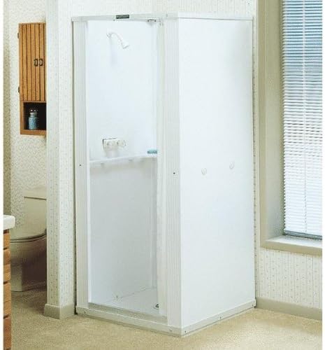 Mustee 142 Durastall 36-in x 36-in Shower Stall with Extended Base by Mustee