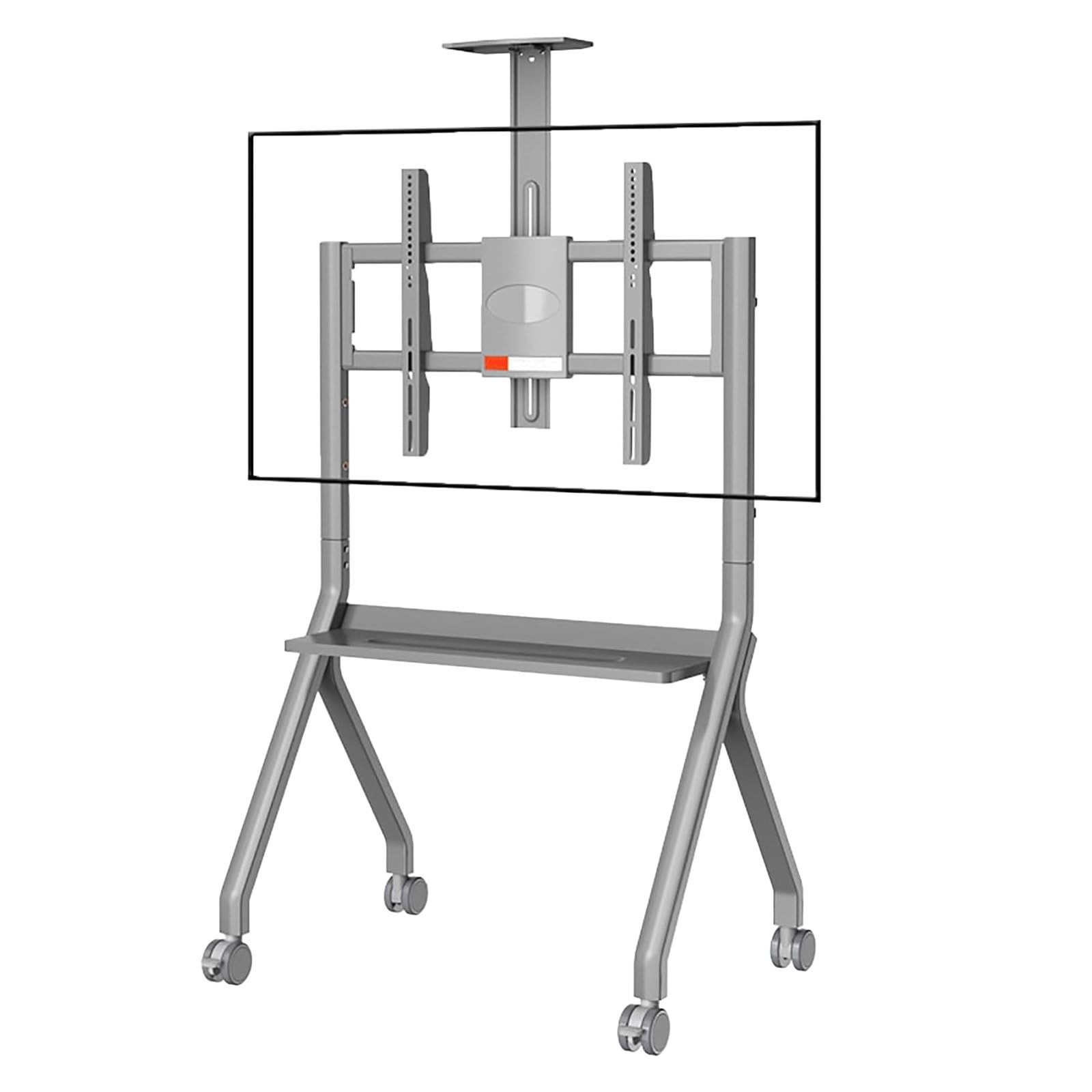 Mobiler interaktiver Whiteboard-Ständer mit feststellbaren Rädern, stabile Bodenhalterung für Büro, Klassenzimmer und Zuhause