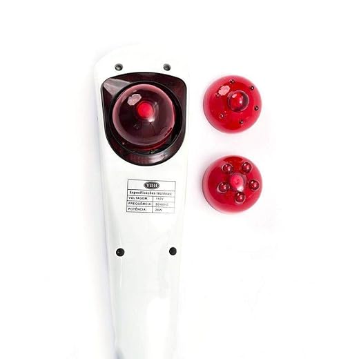Massageador Elétrico Corporal Infravermelho 110v, Resgate Fisio, 4, Sem Cor