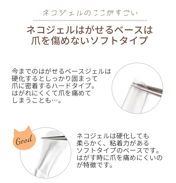 Amazon | ピールオフベースジェル 3本セット はがせるベースジェル