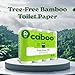 Caboo Tree Free Toilet Paper, Septic Safe Toilet Tissue, Non Toxic, Chemical Free, Non Toxic, 2 Ply Bathroom Toilet Paper | Pack of 24 Double Rolls, 300 Sheets Per Roll