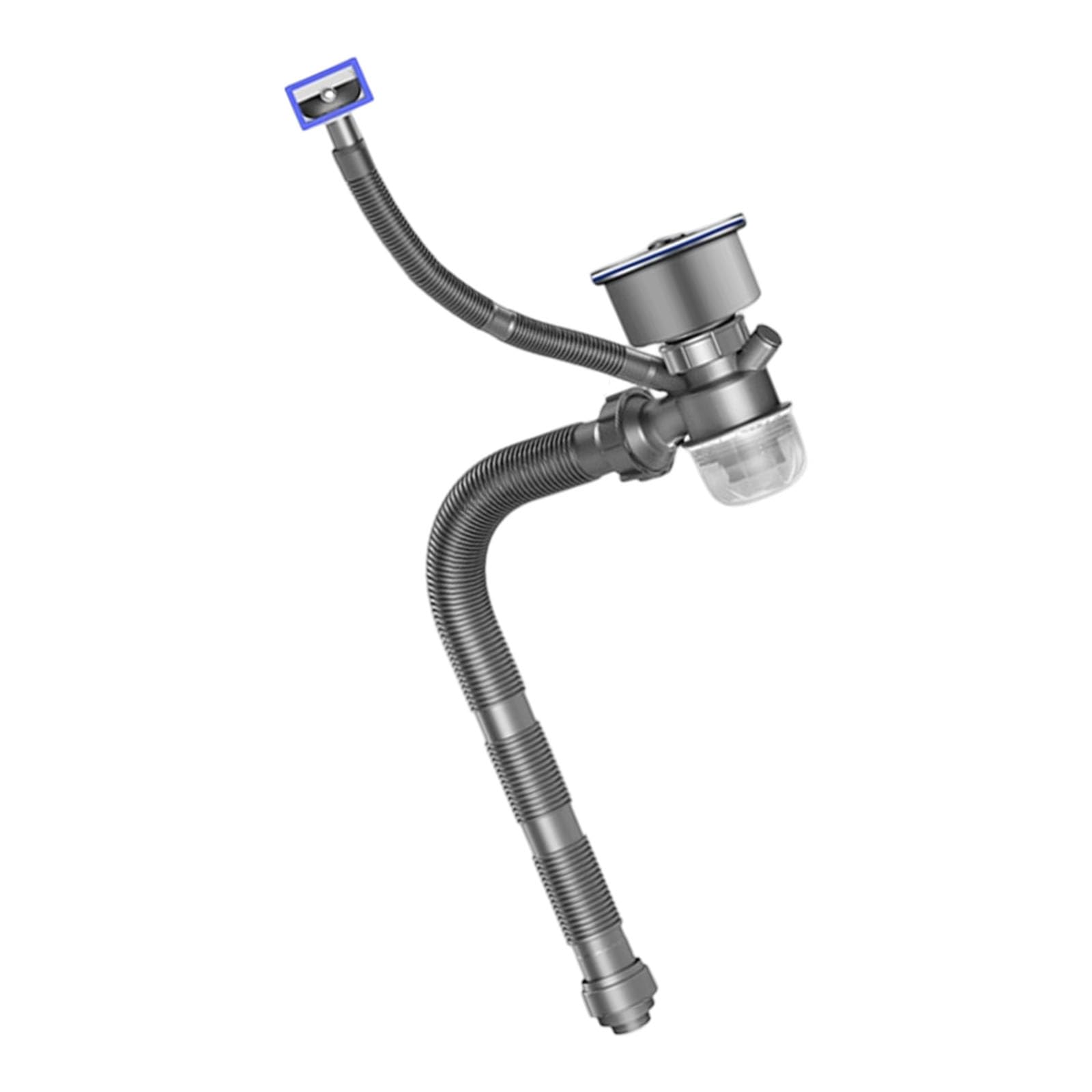 CUNZJIA Anti Odors Sink Drain Pipe Set Space Saving Deodorants Filter Kitchen Sink Drainage Pipe for Under Sinks Plumbing
