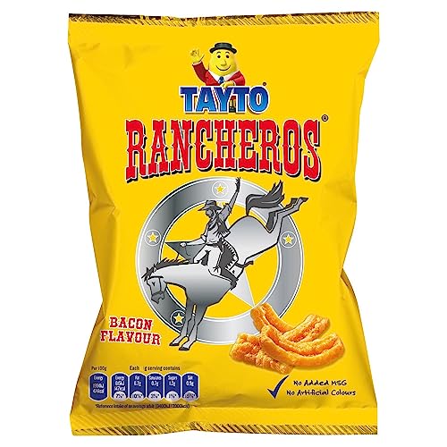 KP Rancheros 24 x 20g packs Bacon Flavour Snacks from Ireland