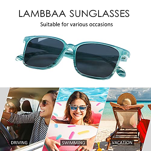 Image of Reading Sunglasses Vintage Square for Men and Women Protection Shades 3 Pack (Black White+Slateblue+Tortoise, 1.75 Magnification)