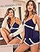 Avidlove Sleepwear for Women Sexy Pajama Set Cami Shorts Set Nightwear Modal PJ Set Sleep Sets (Blue,M)