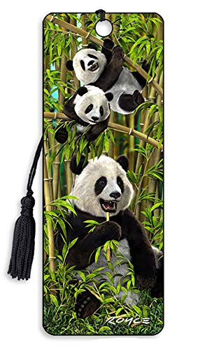 3D Lenticular Royce Bookmarks by Artgame - TOP Designs… (Panda Bears)