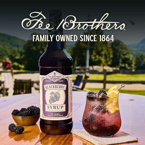 Image of Fee Brothers Blackberry Flavored Syrup, 32 fl oz (1 Quart)