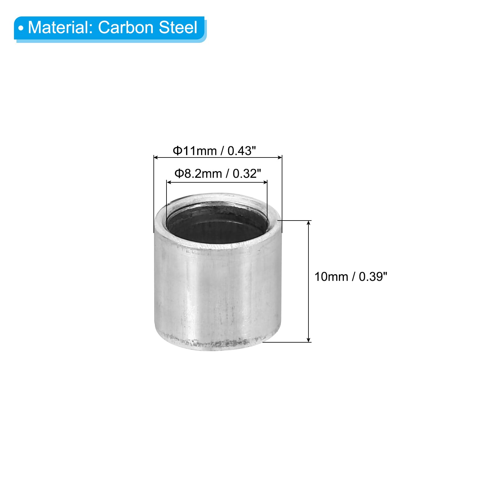 PATIKIL M8 Steel Spacers - Image 2