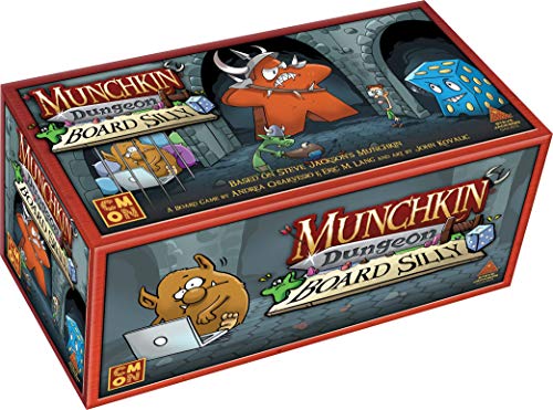 Steve Jackson Games, Munchkin: Dungeon, Board Game, 2 to 5 Players, Ages 14+, 80 Minutes Playing Time