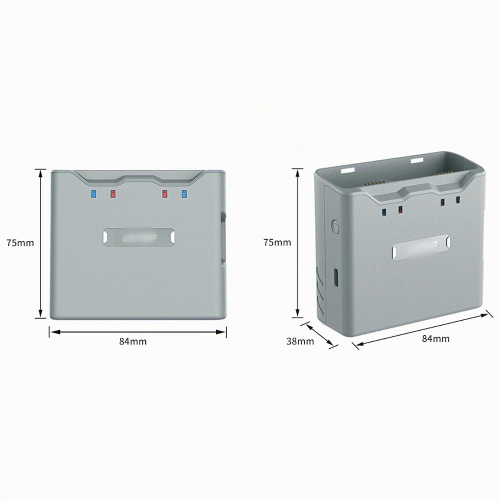 Chargeur de batterie pour DJI Mini 2/Mini 4K Hub de charge de batterie bidirectionnel (gris)