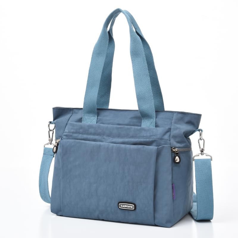 Canvas bucket bag, large capacity crossbody bag with artificial leather shoulder strap, shoulder handbag2