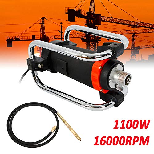 DONNGYZ Electric High Speed Concrete Vibrator, Concrete Vibrator Motor 4.5M Poker to Remove Air Bubbles Level 16000RPM 1100W (US Stock) - Thumbnail 5