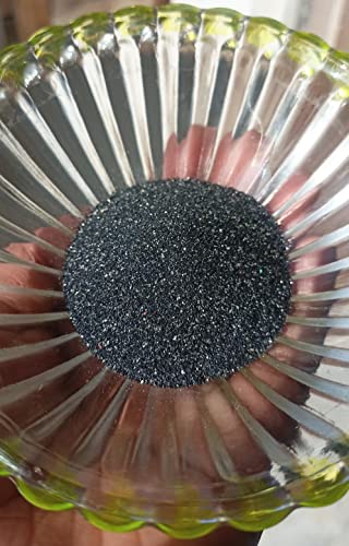 Black Tourmaline Gemstone Crushed Powder, Inlay Stone 200 Ct, Used in Art & Craft, Resin Jewelry & More