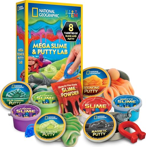 NATIONAL GEOGRAPHIC Mega Slime Kit & Putty...