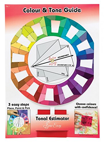 Colour Wheel With Tonal Estimator For Quilting/Patchwork