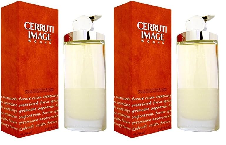 Nino Cerruti Image Women Eau De Toilette Spray, 2.5 onzas (paquete de 2)