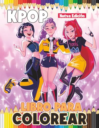 Imagen de LIBRO PARA COLOREAR K-P0P