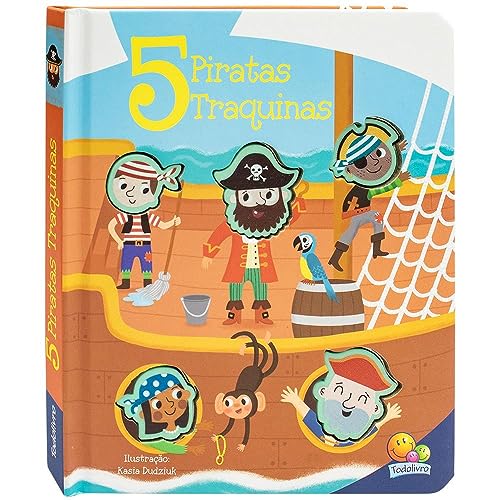 Amiguinhos de Silicone – Toque e Sinta: 5 Piratas Traquinas: