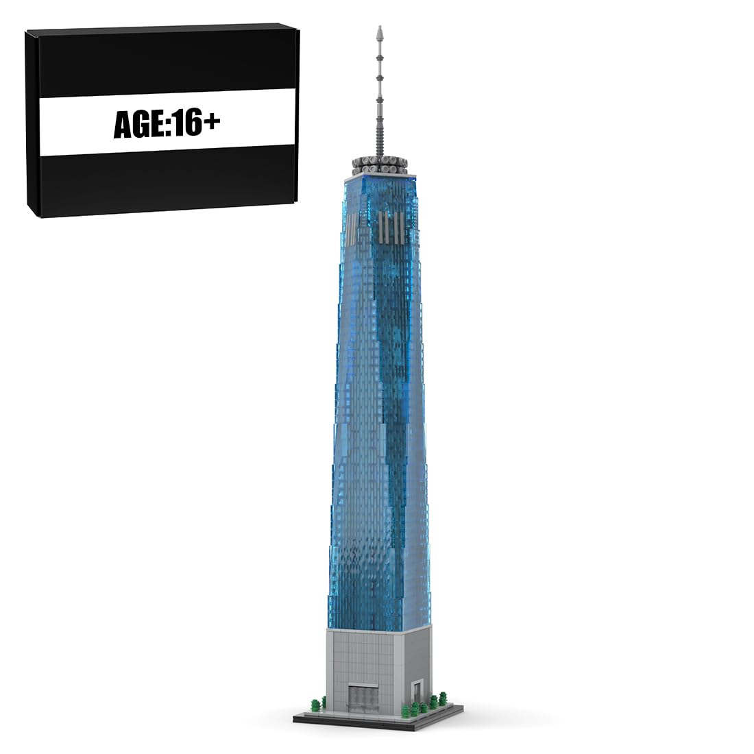 Wtc Model Kit Snapklik.com : MakerTopia Modular Building Kit, 1/800 World Trade ...
