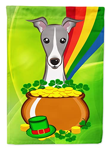 Caroline's Treasures Bb1980Gf Italian Greyhound St. Patrick's Day Flag Garden Size, Garden Size, Multicolor #TOP9
