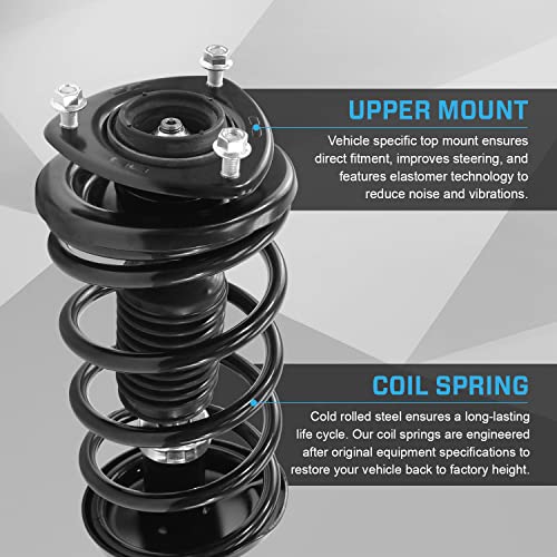 Unity One Front Passenger Complete Strut & Spring Assembly Direct Replacement for Hyundai Accent Kia Rio | Front Right, (PN: 761186-AMZ) by Unity - Image 3