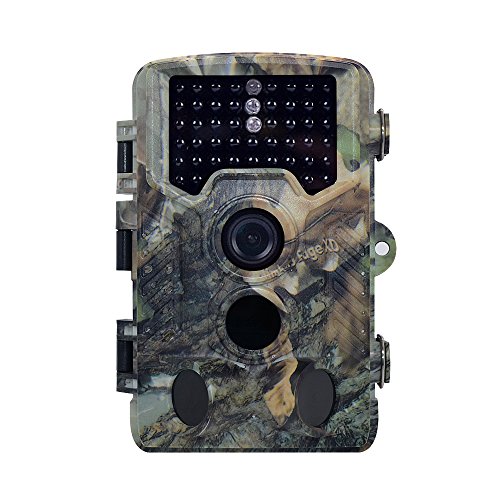 LENPABY Wildlife Trail Camera Trap 16MP 1080P 120° PIR Sensor HD Infrared Cam with Night Vision 65ft Infrared Scouting Camera with Night Vision 46pcs IR LEDs, Wide Angle, 2.4''LCD Display